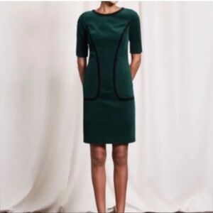 Boden Green Sheath Dress
